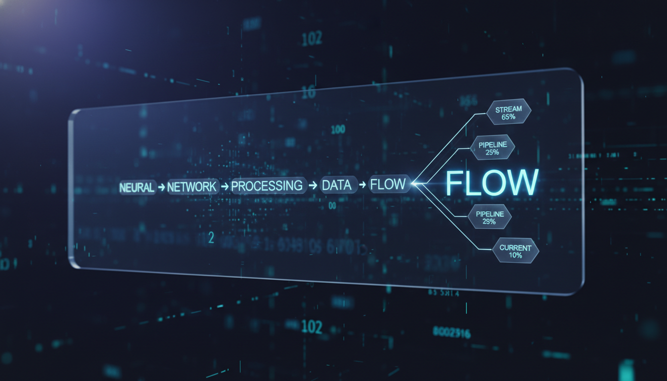 인공지능이 토큰과 확률을 통해 정보를 처리하는 모습